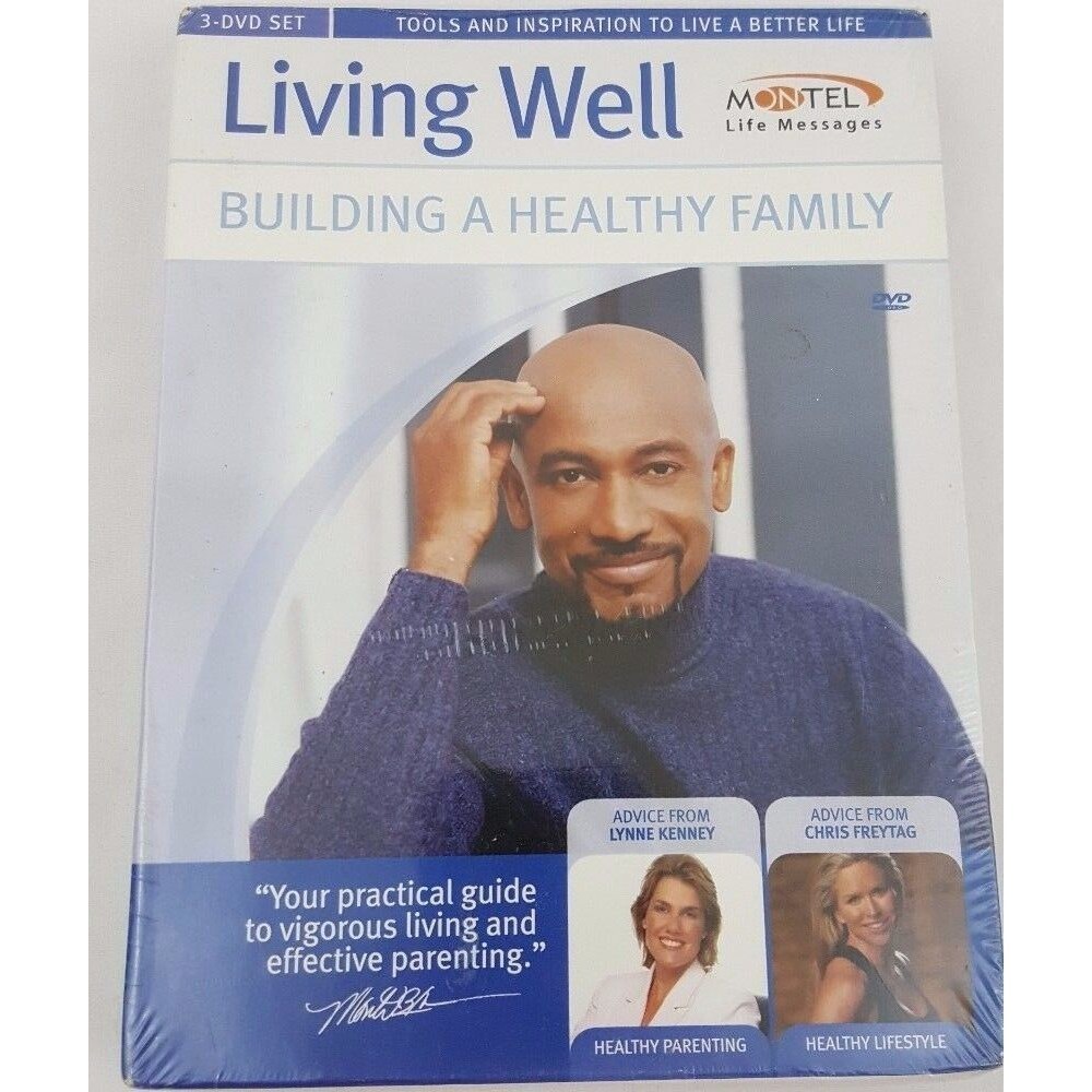 Montel Williams Living Well Building A Healthy Family (DVD) 3-Disc